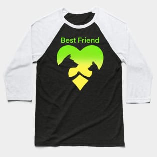 Dog and cat best friend love Baseball T-Shirt